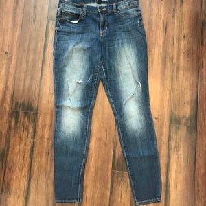 Distressed Gap Skinny Jeans